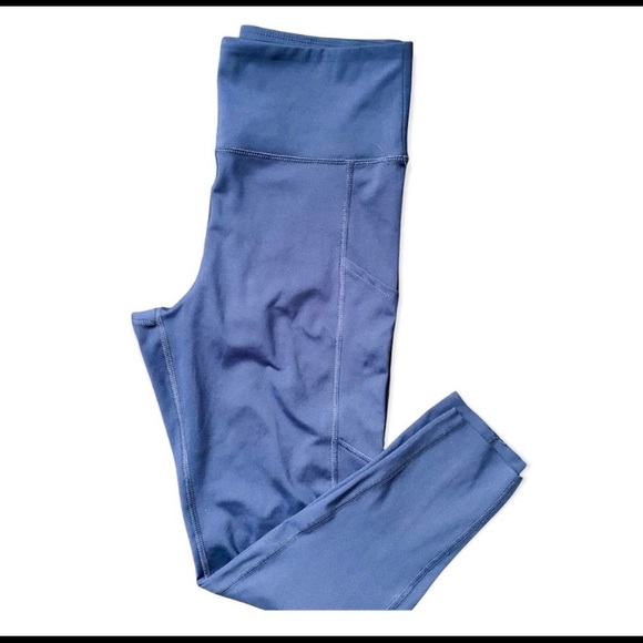 AE Navy High Waisted Pocket Leggings - Picture 1 of 5